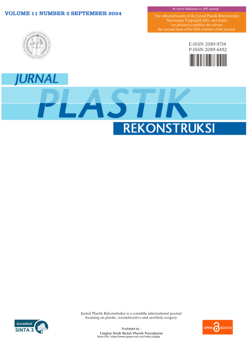 View Vol. 11 No. 2 (2024): Jurnal Plastik Rekonstruksi